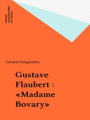 cover image of Gustave Flaubert